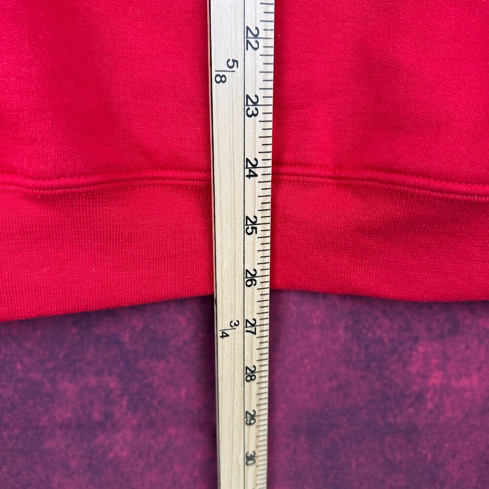 KANSAS CITY CHEFS MEN'S HOODED PULLOVER RED SWEATSHIRT , SIZE M MEDIUM - Picture 6 of 8